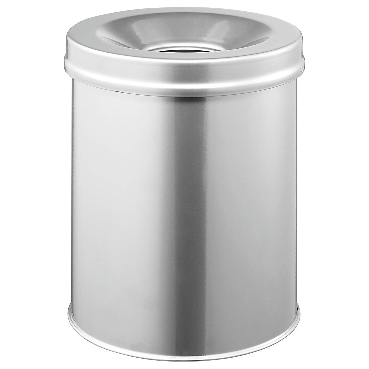 Durable Fire Extinguishing Metal Waste Bins