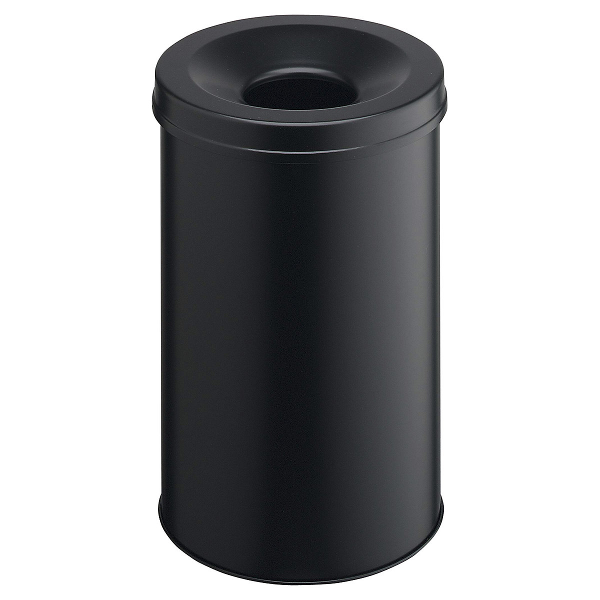 Durable Fire Extinguishing Metal Waste Bins, Durable Fire Extinguishing Metal Waste Bins, Durable Fire Extinguishing Metal Waste Bin | TUV Certified | 30L | Black-3