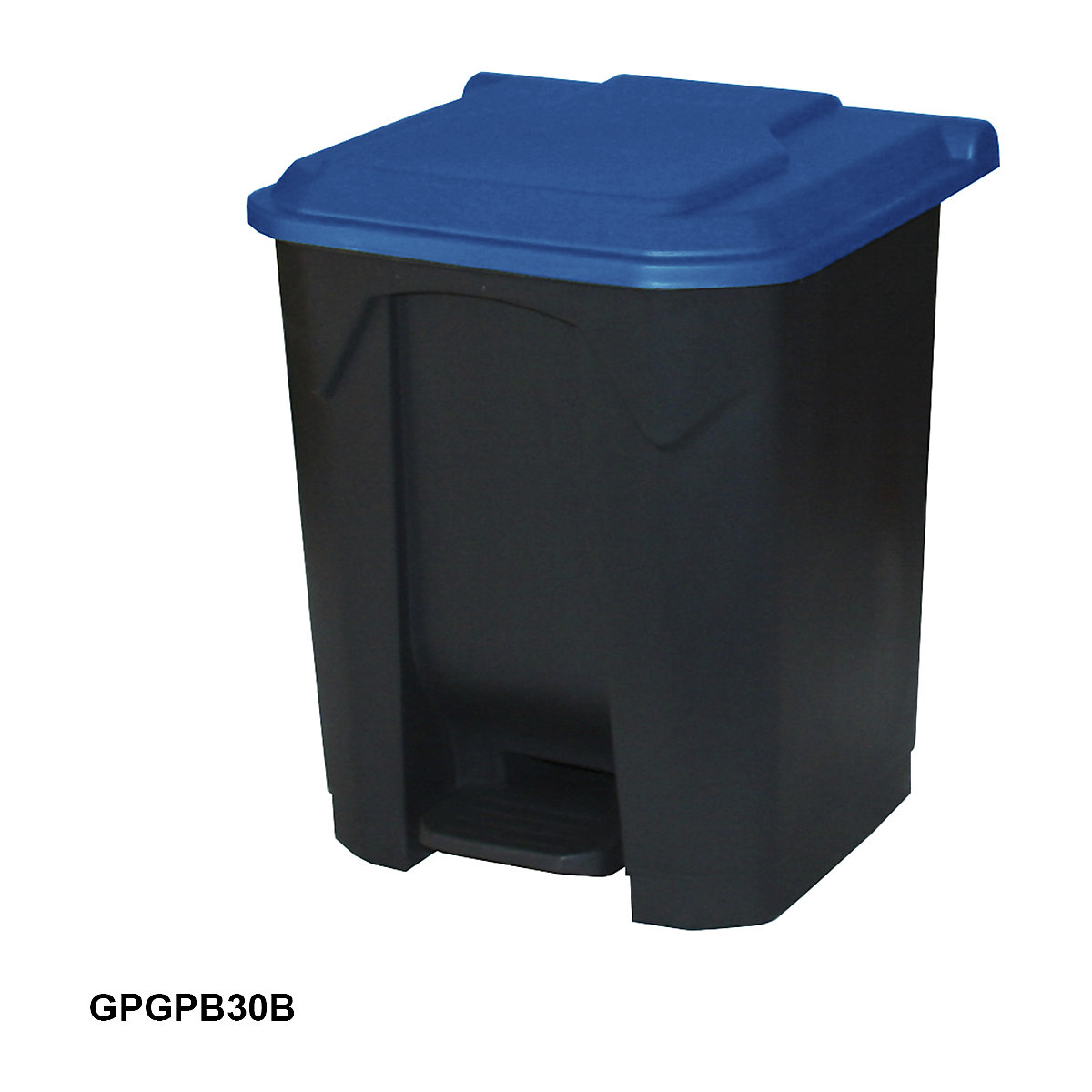 Grey Pedal Bins with Colour Lid Options (Product illustration 6)-5