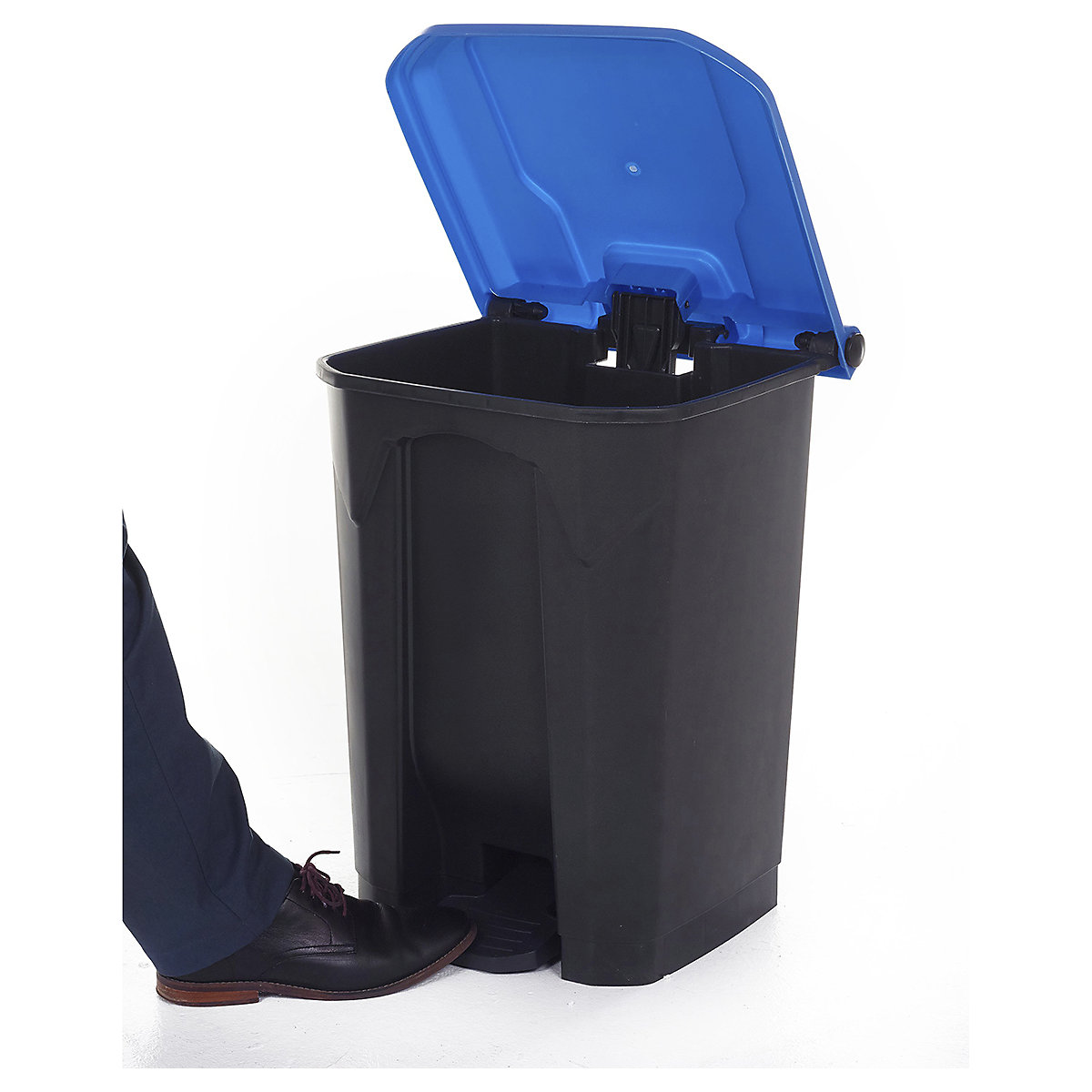 Grey Pedal Bins with Colour Lid Options (Product illustration 8)-7