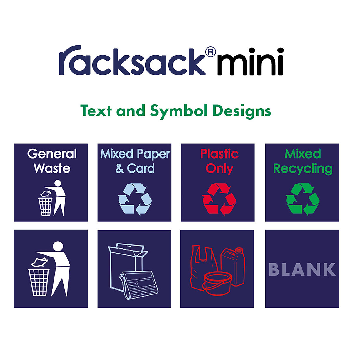 Racksack Mini | Waste & Recycling Sacks for Workstations (Product illustration 10)-9