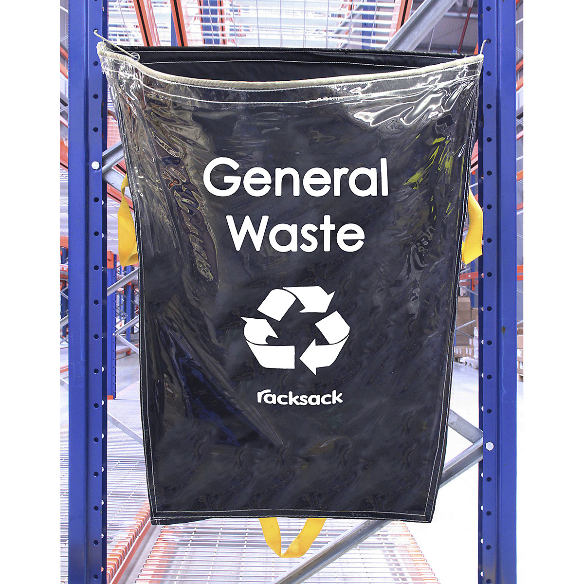 Racksack Waste & Recycling Sacks | Standard or Clear, Racksack Waste & Recycling Sacks | Standard or Clear, Clear Racksack | 1000h x 920w mm | 160 Litre Capacity | General Waste-5