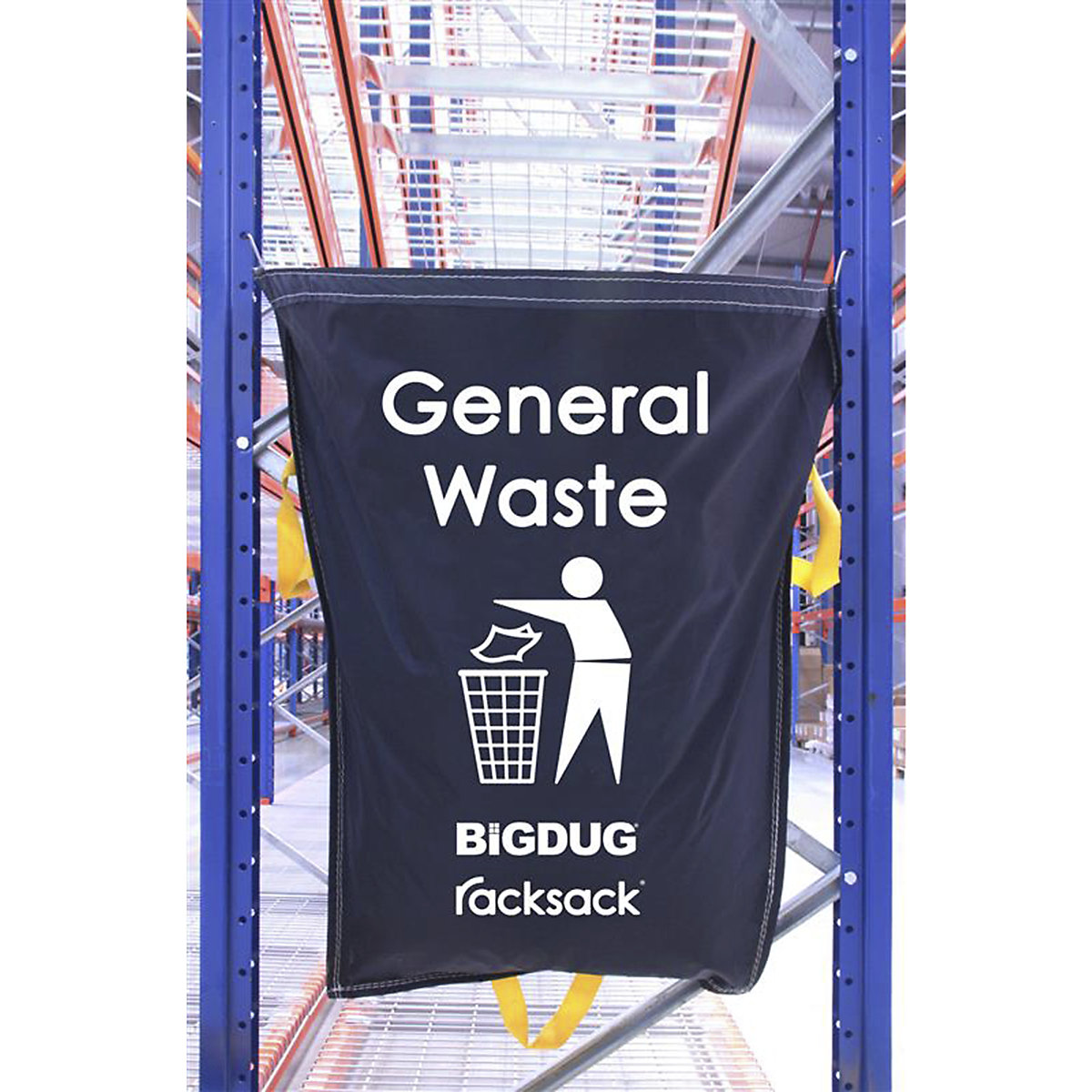 Racksack Waste & Recycling Sacks | Standard or Clear, Racksack Waste & Recycling Sacks | Standard or Clear, Standard Racksack | 1000h x 920w mm | 160L Capacity | General Waste | Pack of 5-4