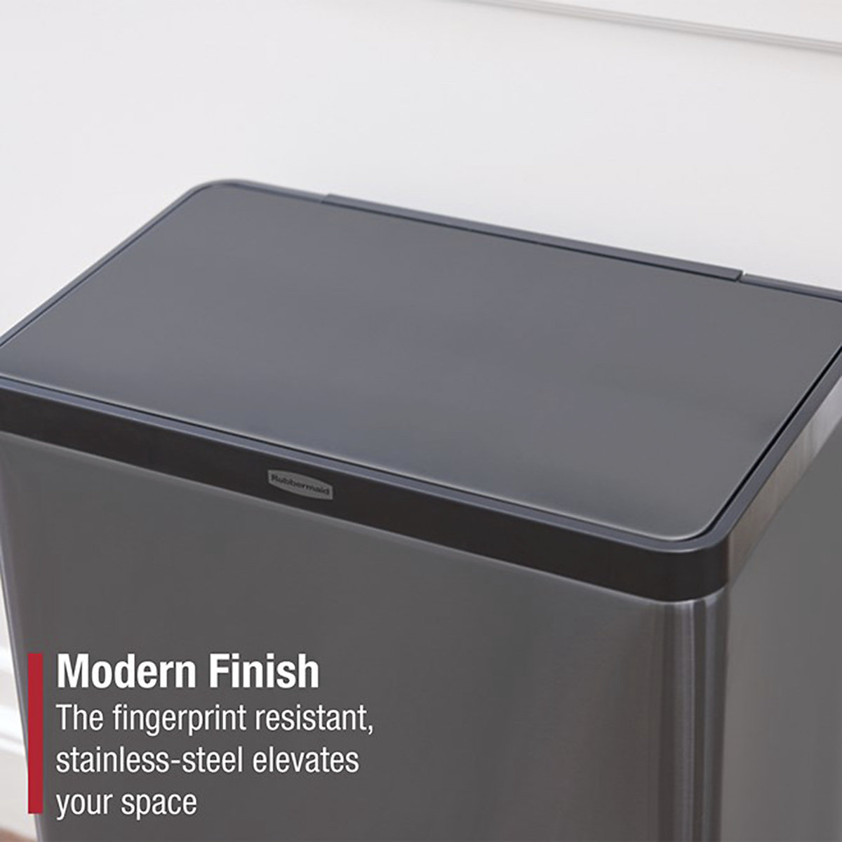Rubbermaid Elite Dual Stream Stainless Steel Step-On Bins (Product illustration 6)-5