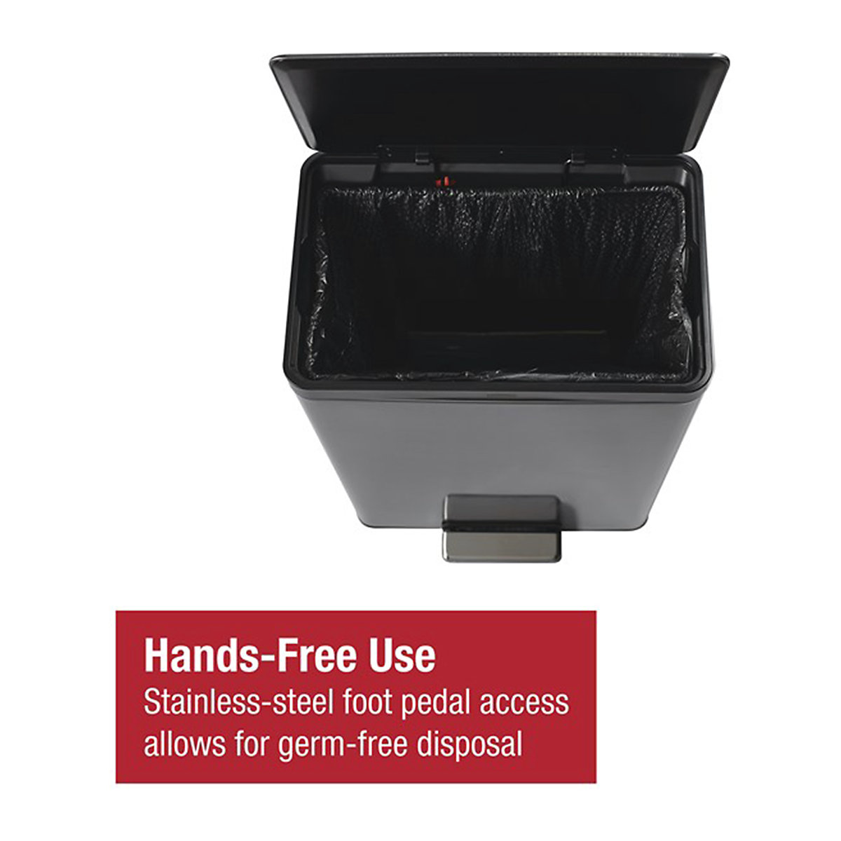 Rubbermaid Elite Stainless Steel Step-On Bin (Product illustration 4)-3