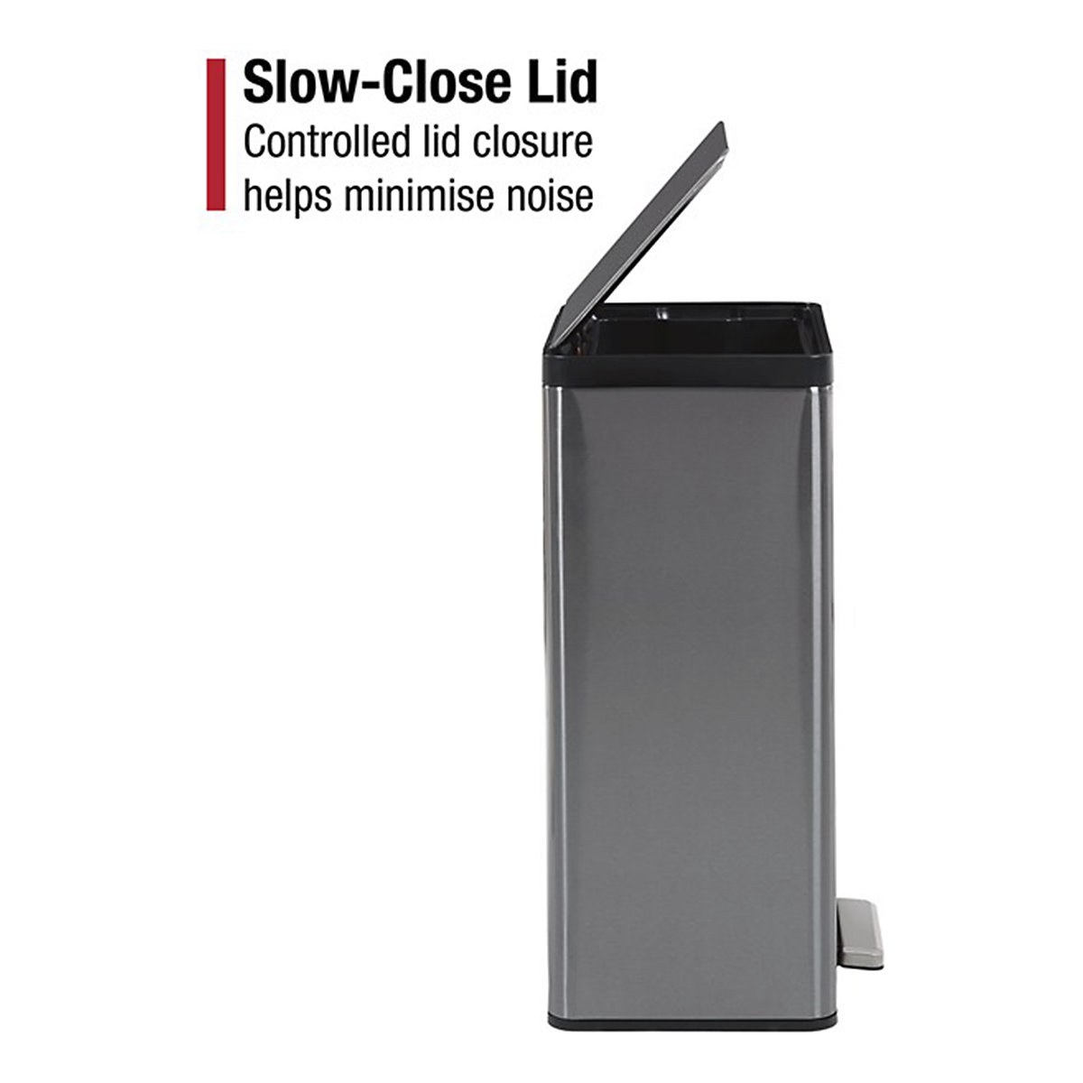 Rubbermaid Elite Stainless Steel Step-On Bin (Product illustration 5)-4