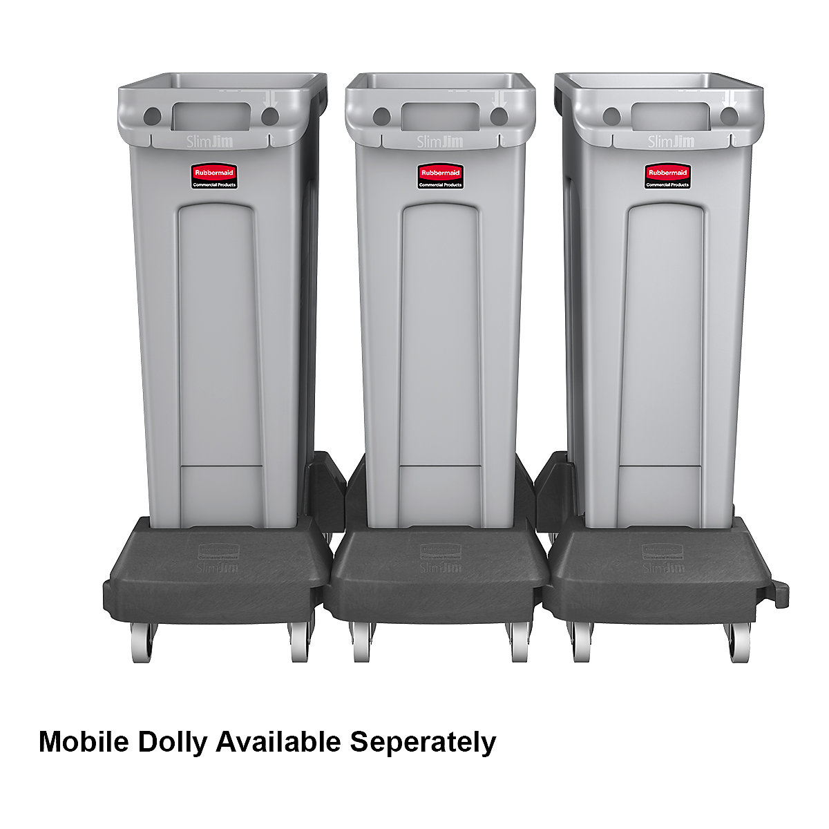 Rubbermaid Slim Jim Recycling & Waste Bins (Product illustration 16)-15
