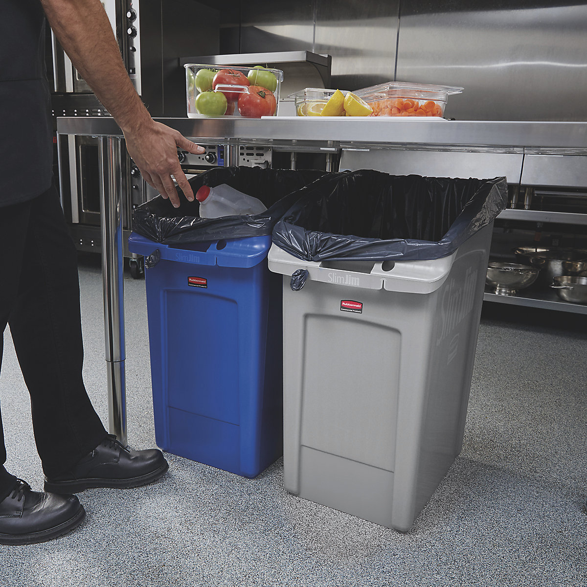 Rubbermaid Slim Jim Under-Counter Waste Containers (Product illustration 12)-11