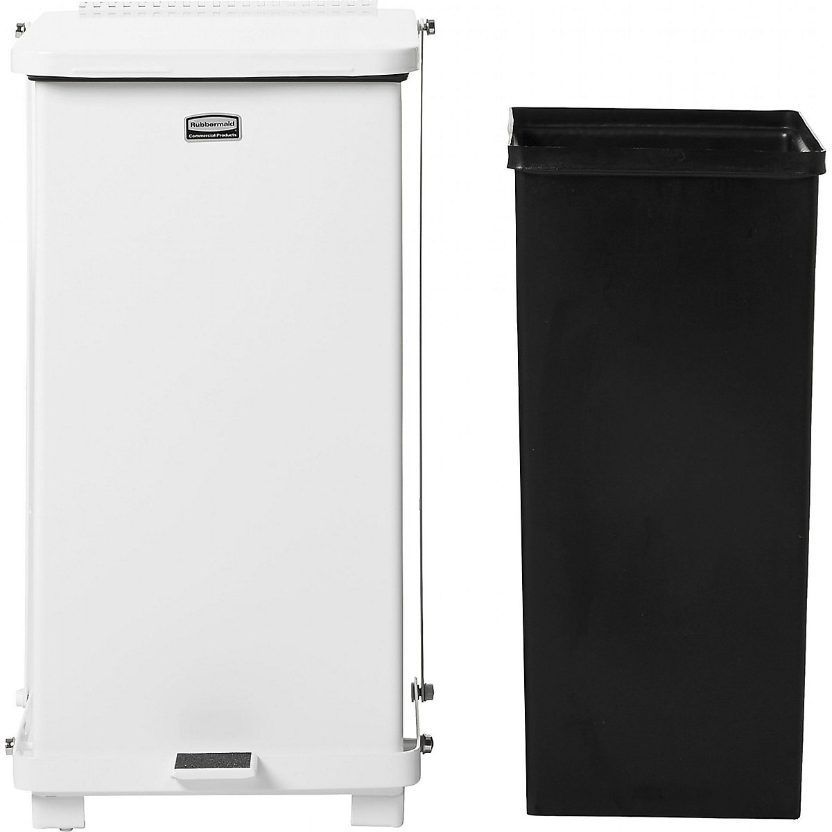 Rubbermaid The Defenders Fire-Resistant Step-On Pedal Bin (Product illustration 5)-4