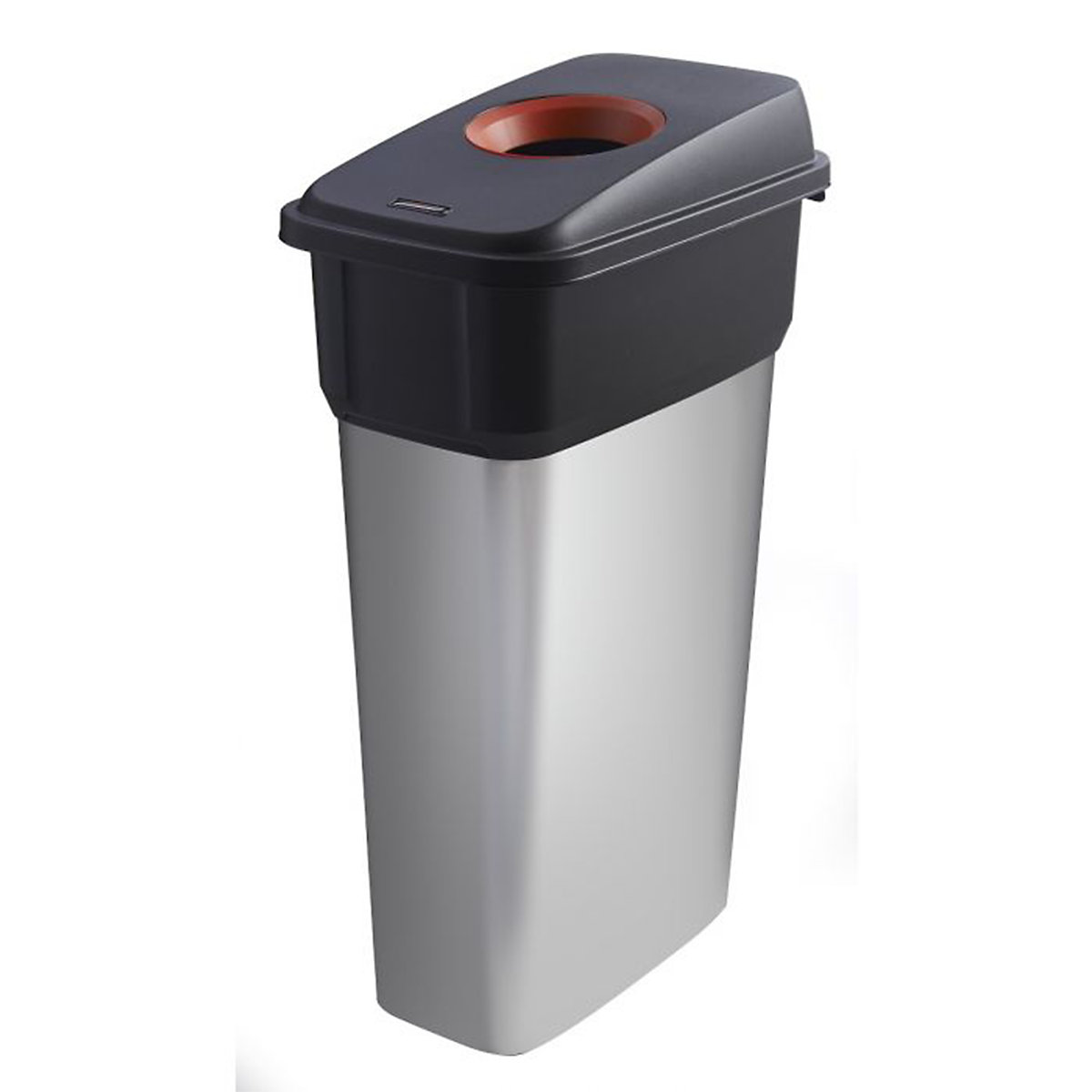Slim Recycling Bins, Slim Recycling Bins, Slim Recycling Bin | 810h x 300w x 490d mm | 70L | Hole Lid | Red-1