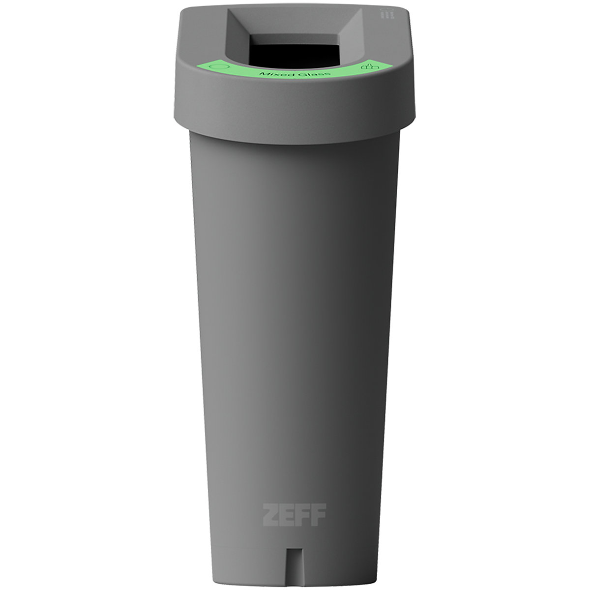 Ubin Recycling Bins, Ubin Recycling Bins, Ubin Recycling Bin | 810h x 330w x 500d mm | Mixed Glass | 70L Capacity-8