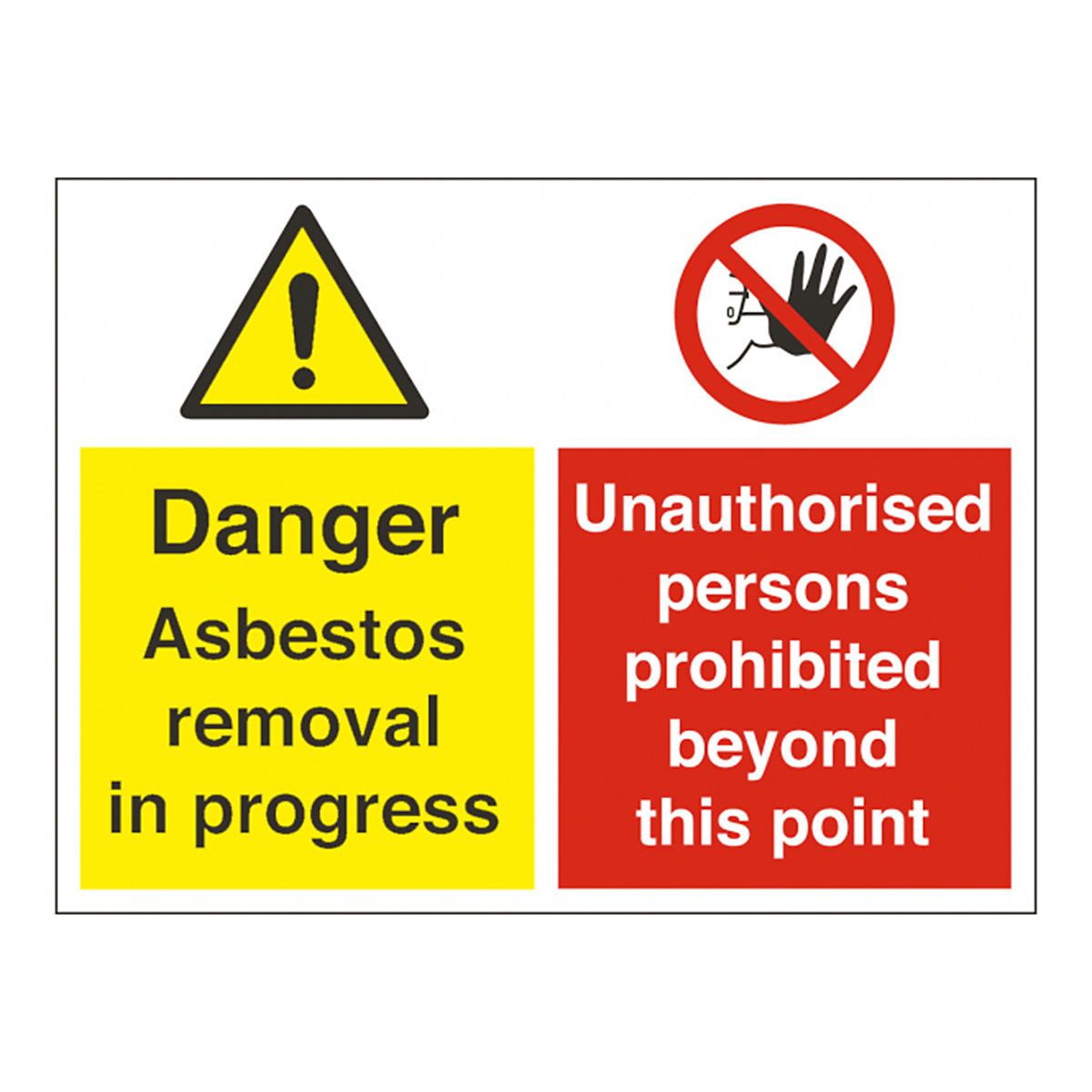 Danger Asbestos Safety Sign