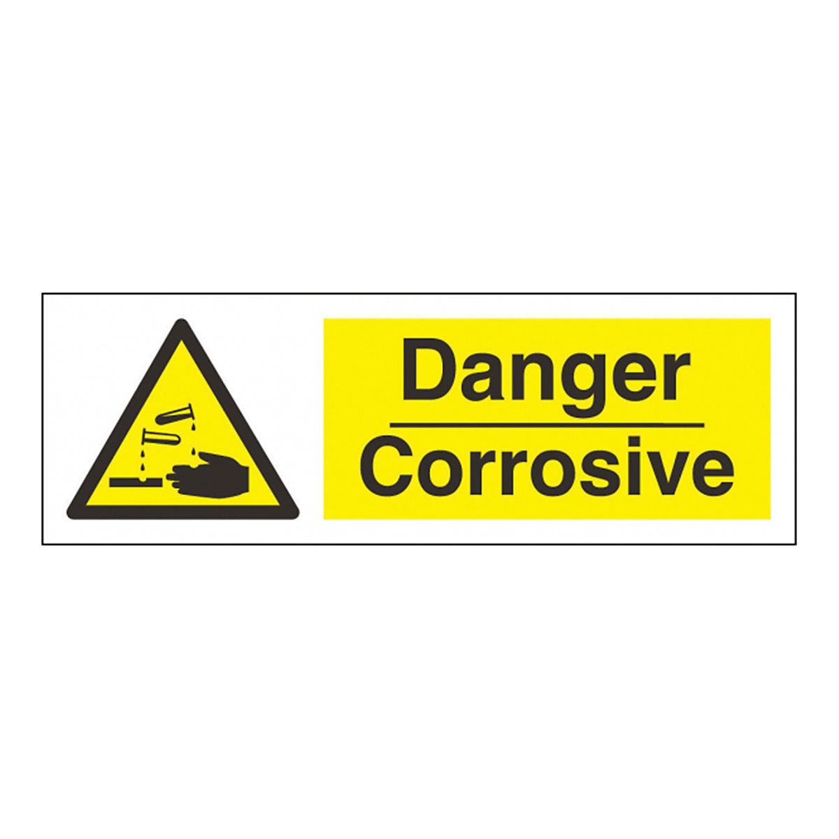Danger Corrosive Safety Signs