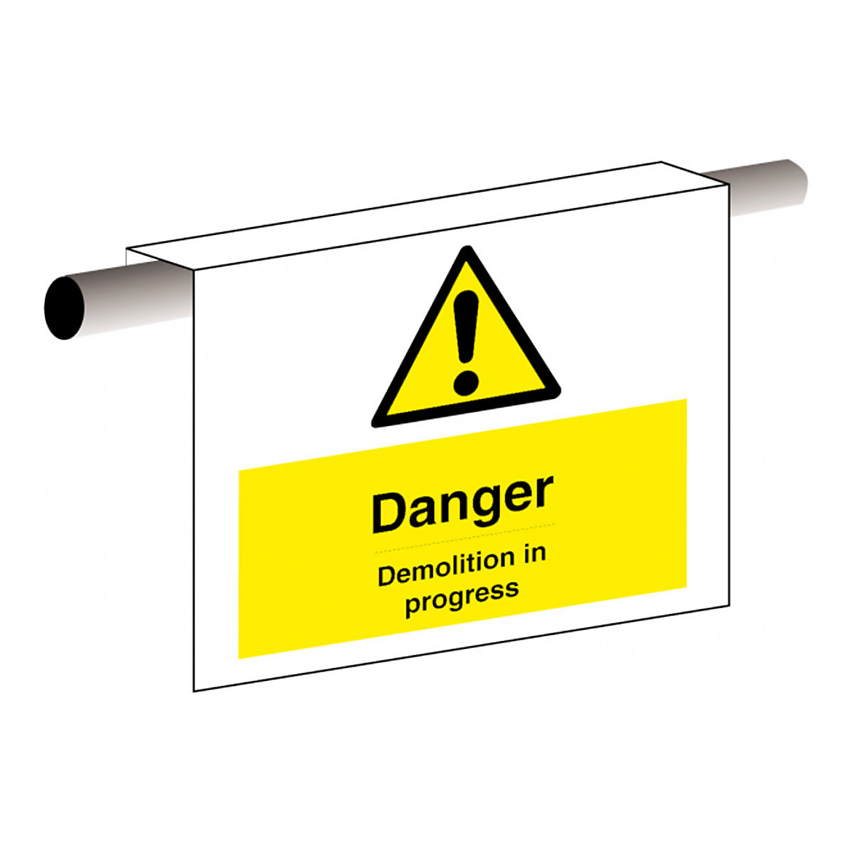 Danger Demolition In Progress Safety Sign