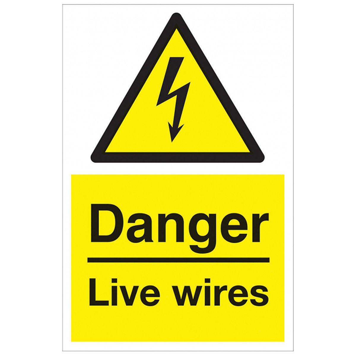 Danger Live Wires Signs | Standard & Overhead