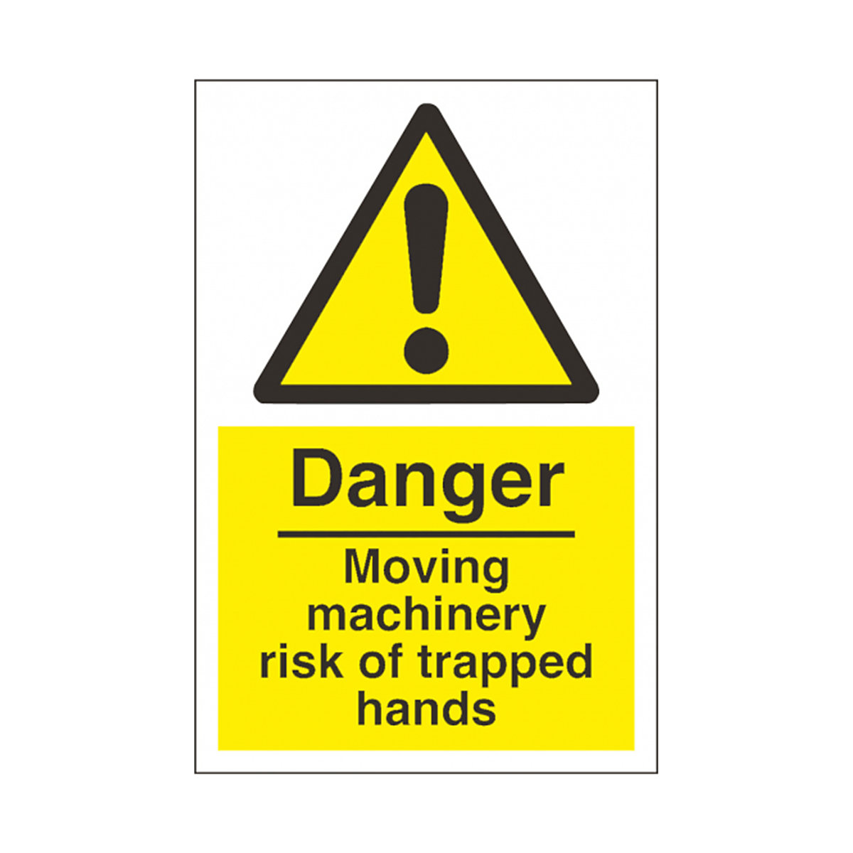 Danger Moving Machinery Safety Sign