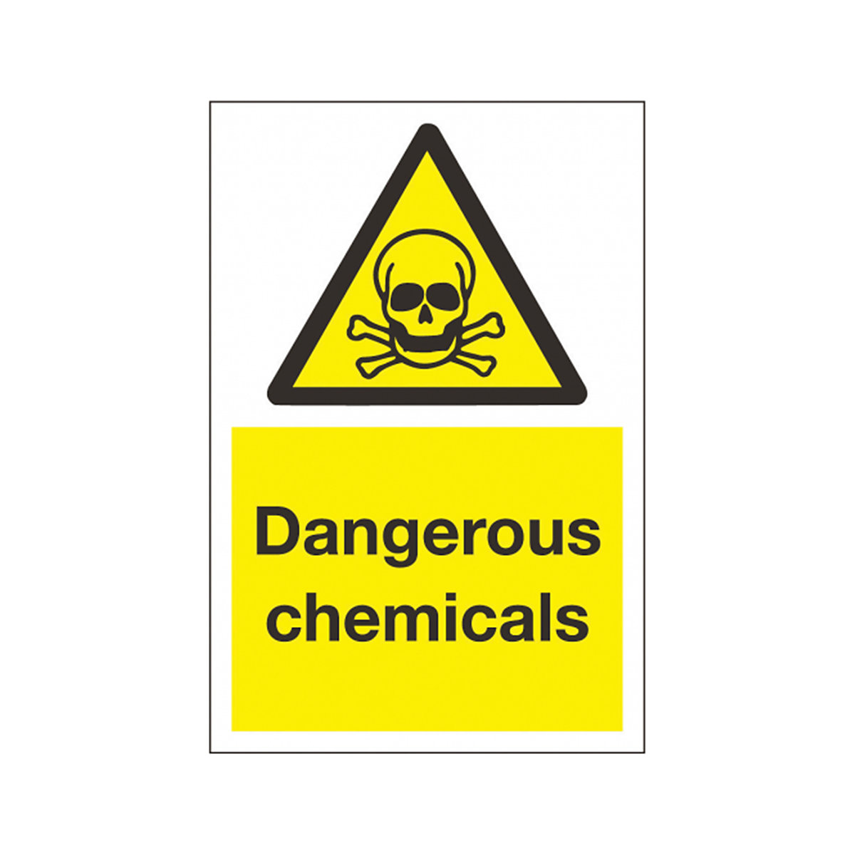 Dangerous Chemicals Safety Sign