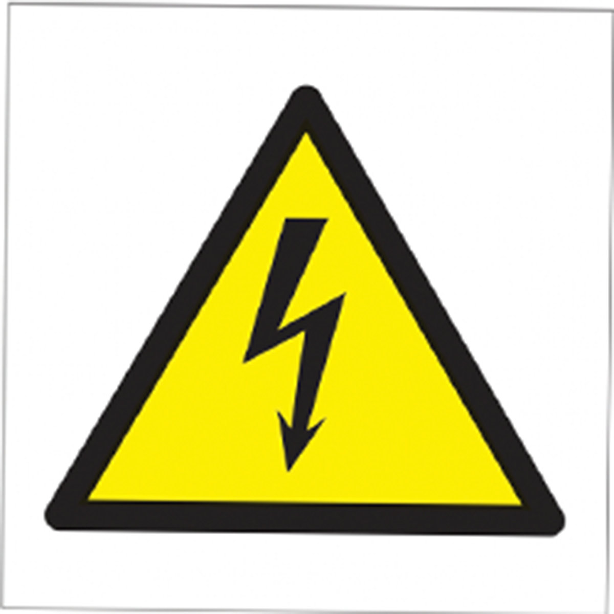 Electricity Symbol Safety Sign