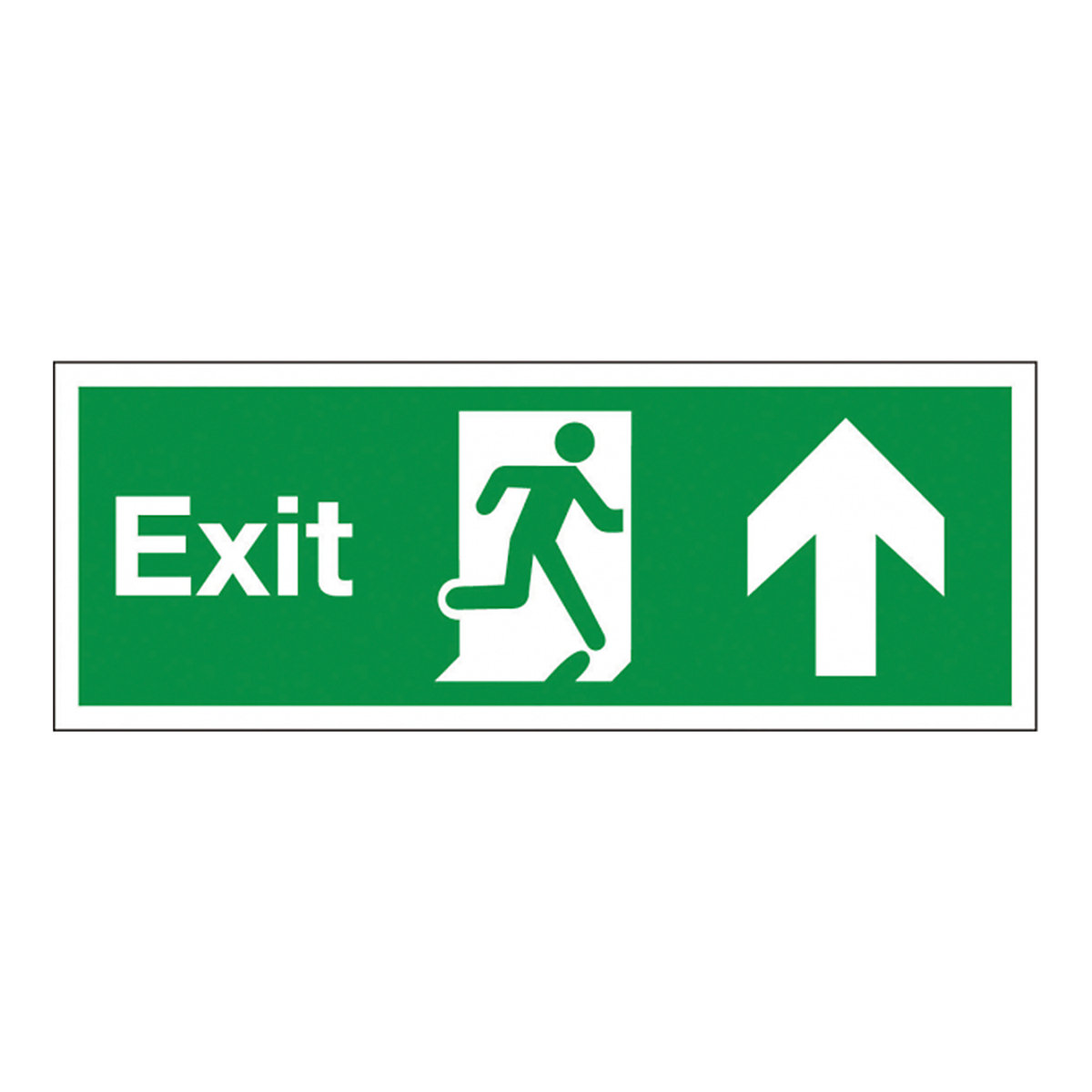 Exit Arrow Up Safety Signs