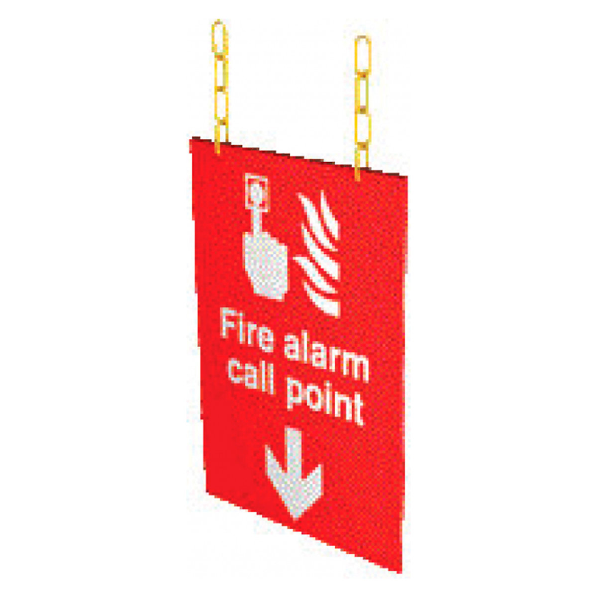 Fire Alarm Call Point PVC Safety Sign