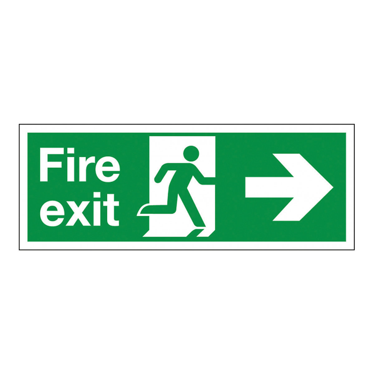 Fire Exit Arrow Right Safety Signs