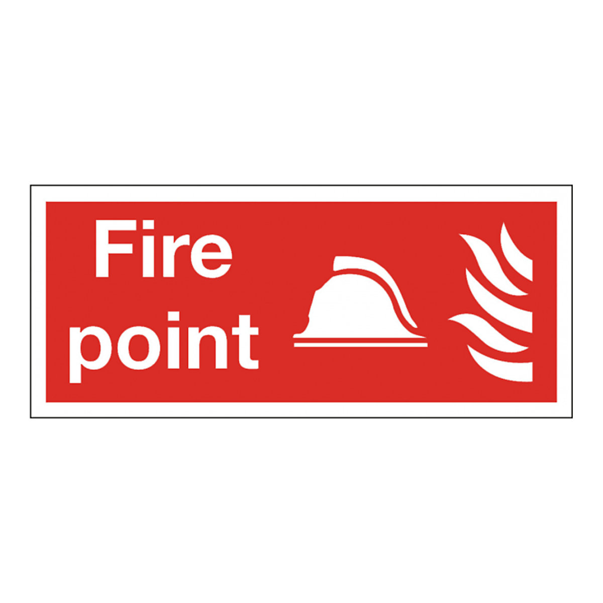 Fire Point Identification Signs, Fire Point Identification Signs, Fire Point Identification Signs | 350mm x 150mm | 1mm Rigid Plastic-1