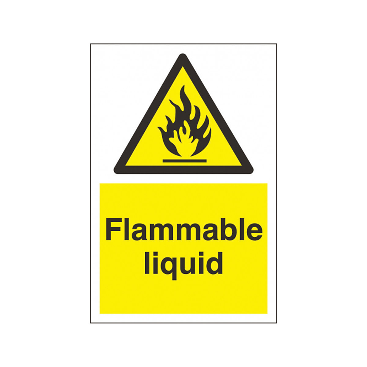 Flammable Liquid Safety Sign