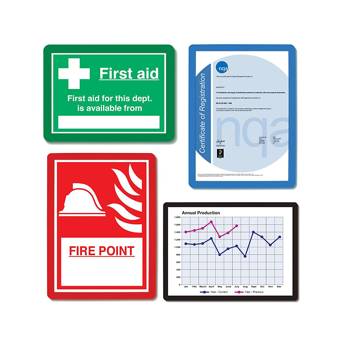 Magnetic Document Display Frames