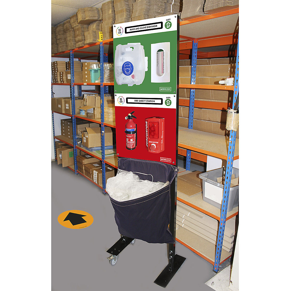 Modulean Lite Shadow Boards | 500h x 500w | With Optional Mobile Stand