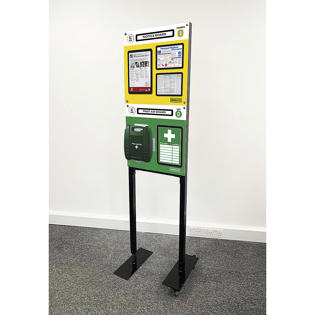 Modulean Lite Shadow Boards | 500h x 500w | With Optional Mobile Stand (Product illustration 3)-2