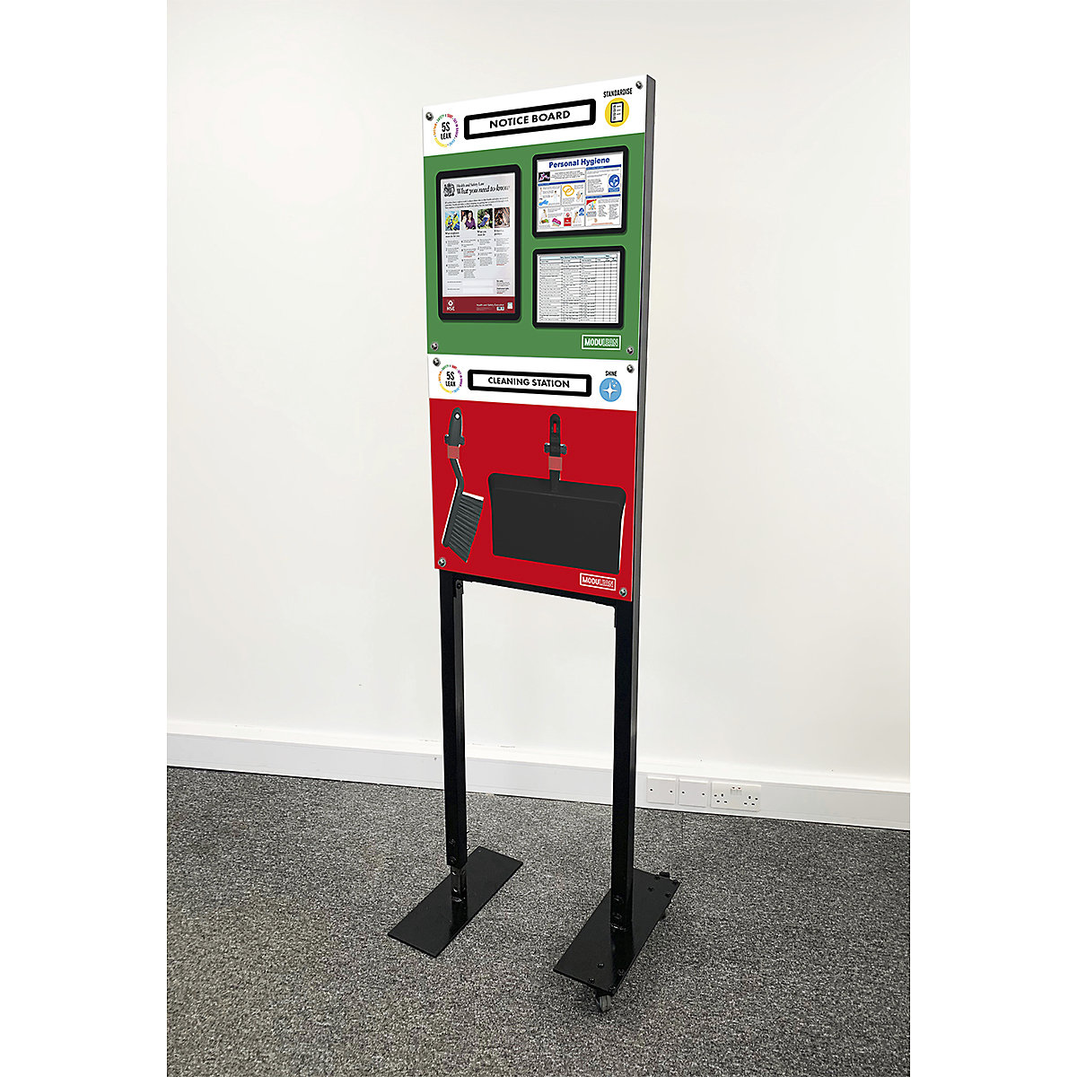 Modulean Lite Shadow Boards | 500h x 500w | With Optional Mobile Stand (Product illustration 4)-3