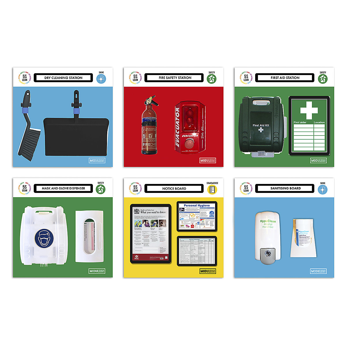 Modulean Lite Shadow Boards | 500h x 500w | With Optional Mobile Stand (Product illustration 8)-7