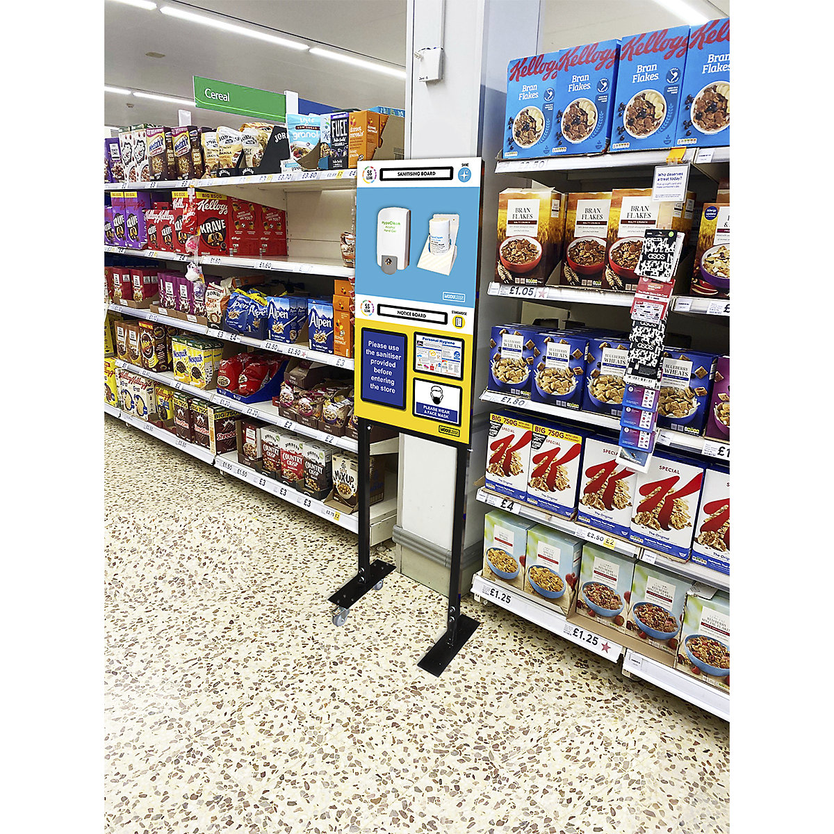 Modulean Lite Shadow Boards | 500h x 500w | With Optional Mobile Stand (Product illustration 6)-5