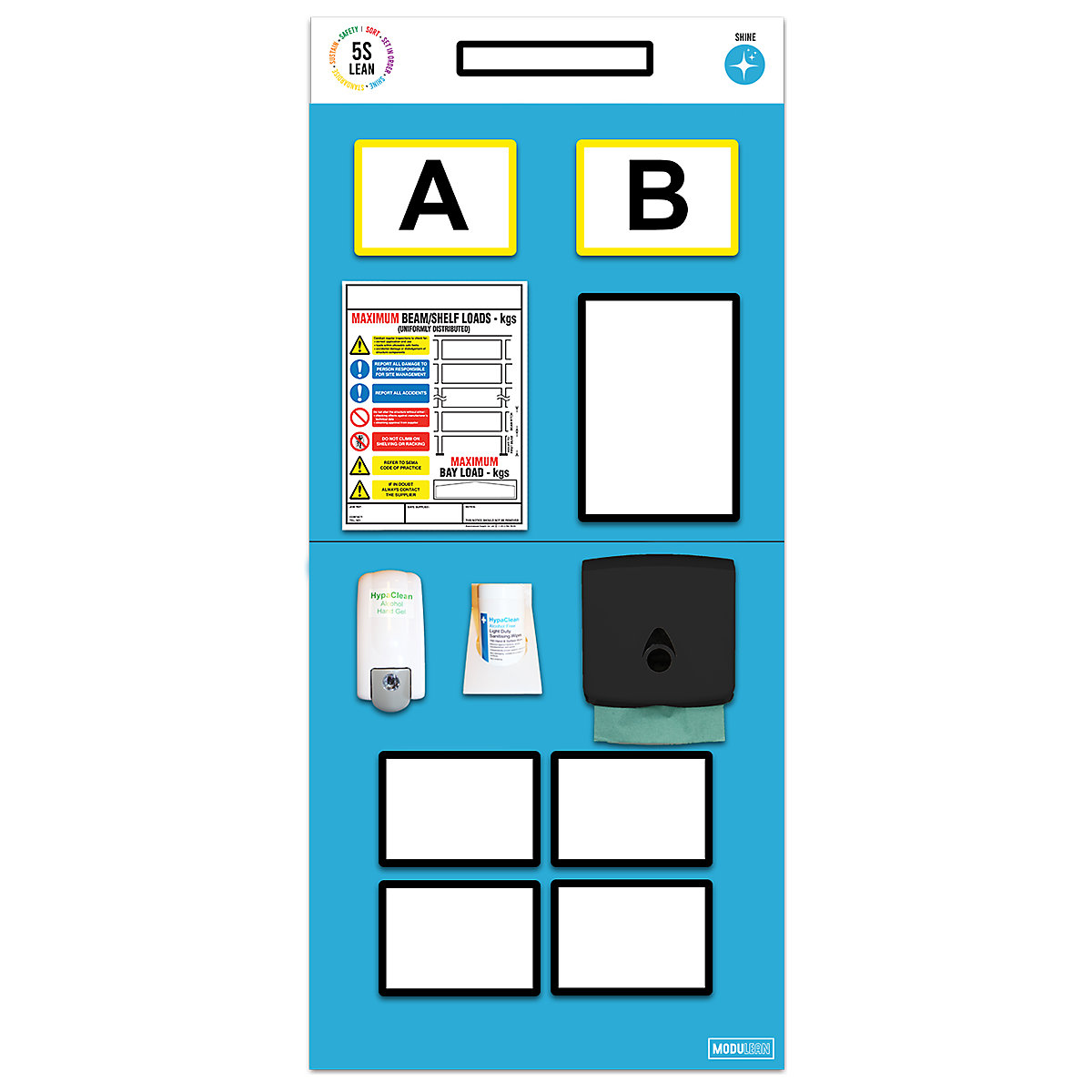 Modulean Rack End Shadow Boards | 2000h x 900w mm | With Racksack (Product illustration 6)-5