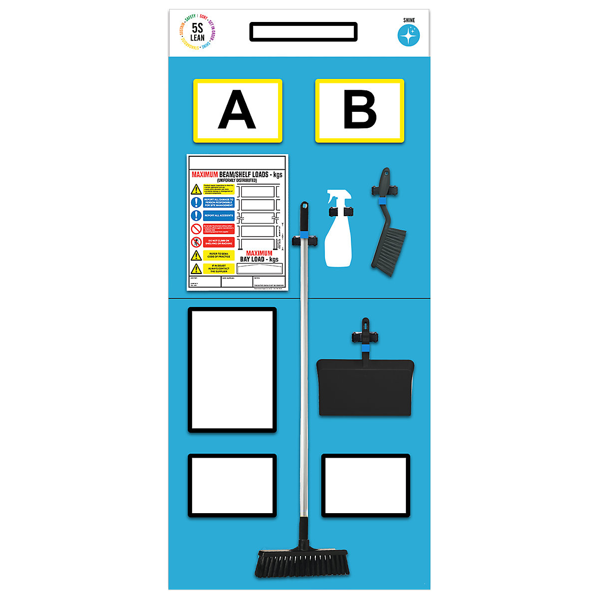 Modulean Rack End Shadow Boards | 2000h x 900w mm | With Racksack (Product illustration 7)-6