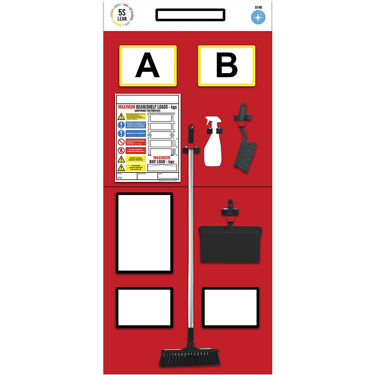 Modulean Rack End Shadow Boards