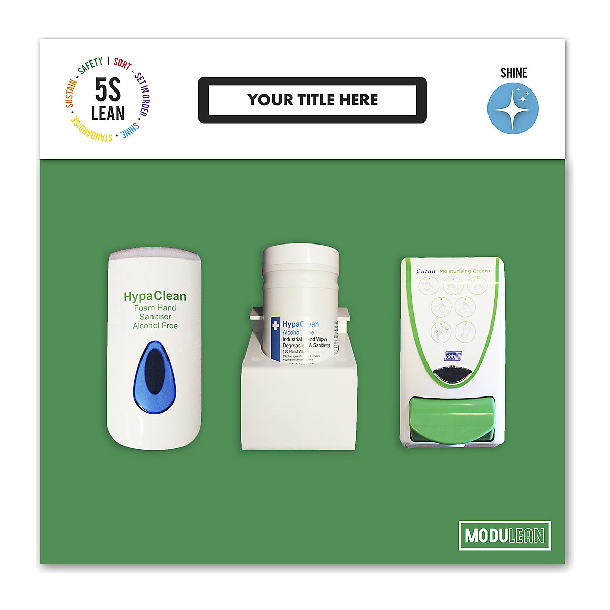Modulean Shadow Boards | 750h x 750w mm, Modulean Shadow Boards | 750h x 750w mm, Modulean Shadow Board | Eyewash First Aid Board | 750h x 750w mm | Green-10