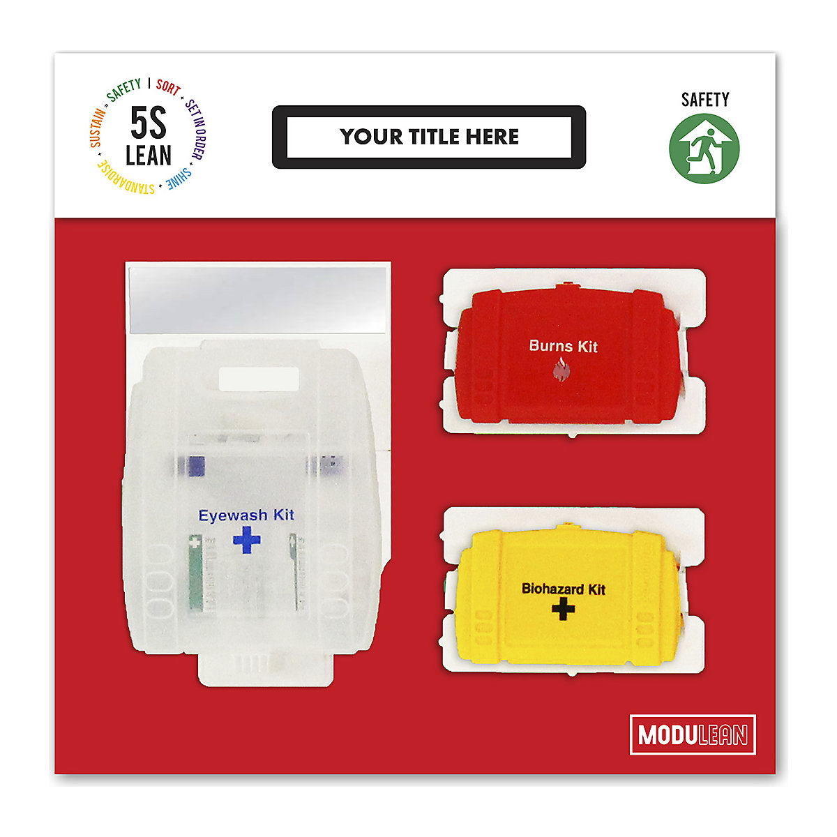 Modulean Shadow Boards | 750h x 750w mm, Modulean Shadow Boards | 750h x 750w mm, Modulean Shadow Board | Fire Safety Board | 750h x 750w mm | Red-11