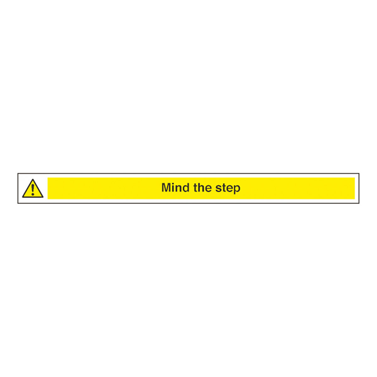 Narrow Mind The Step Safety Sign