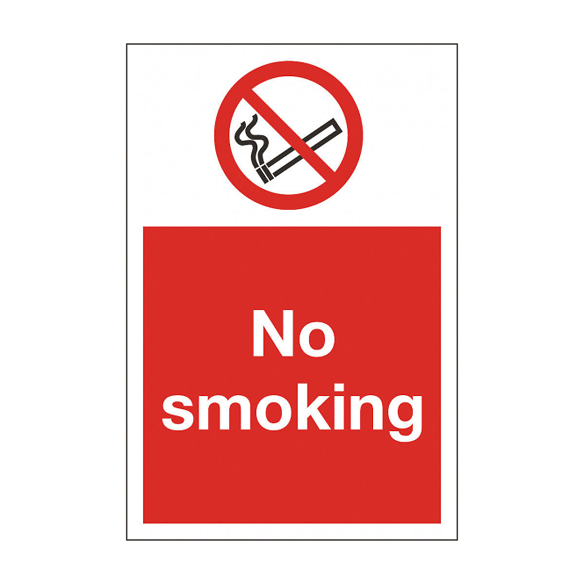 Prohibition No Smoking Safety Sign