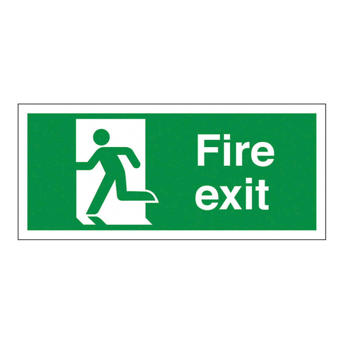 Running Man Fire Exit Signs