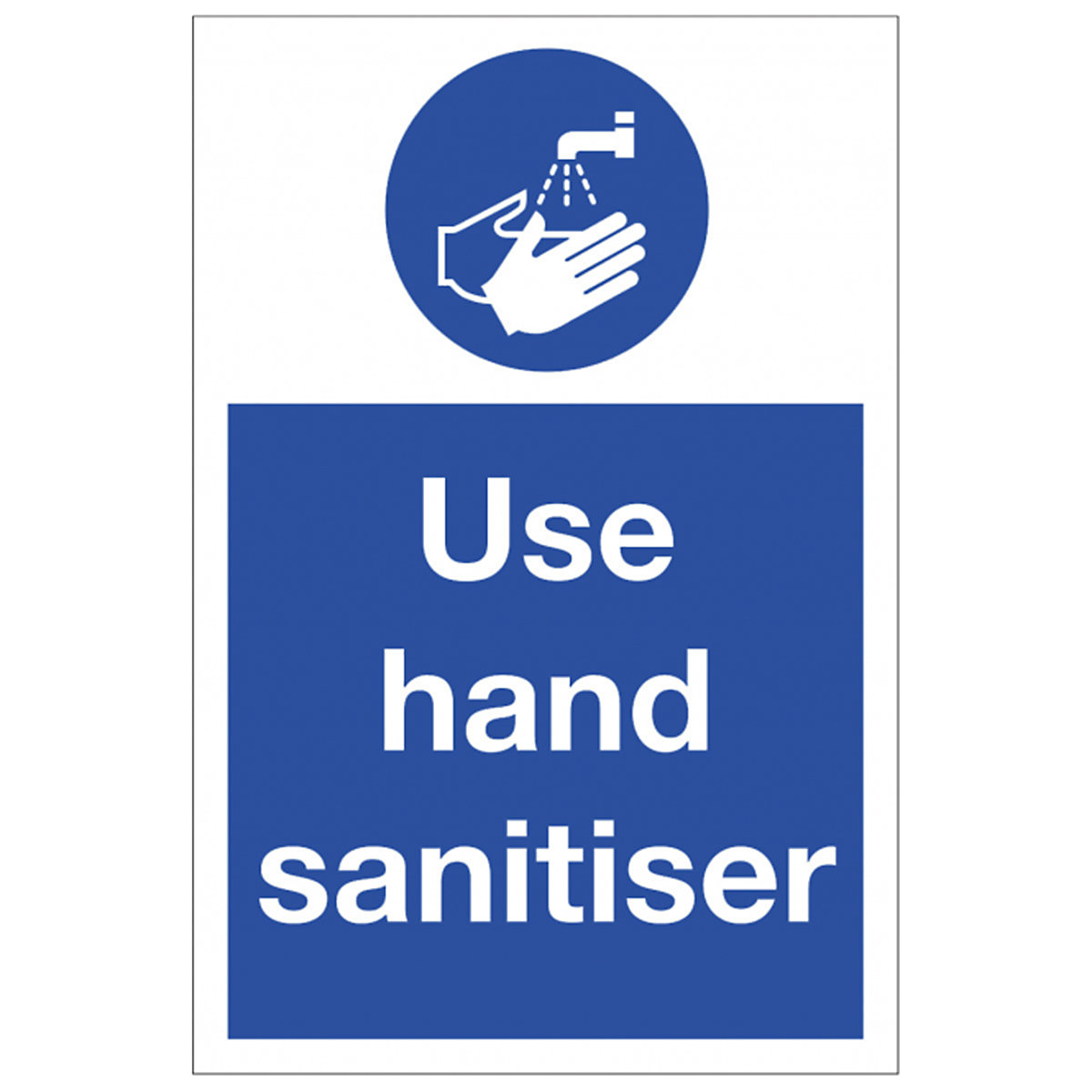Use Sanitiser Safety Sign
