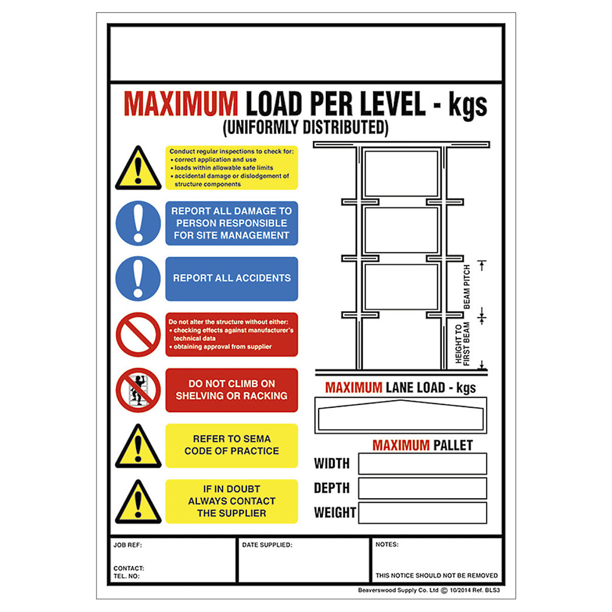 Weight Load Notices (Product illustration 5)-4