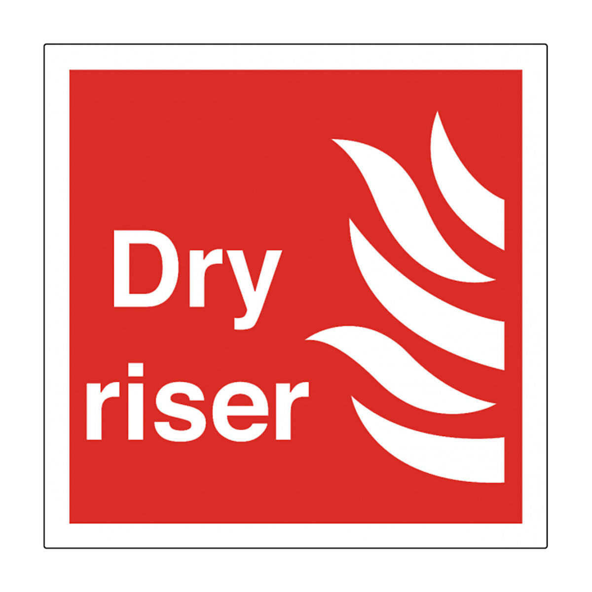 Wet or Dry Riser Safety Signs