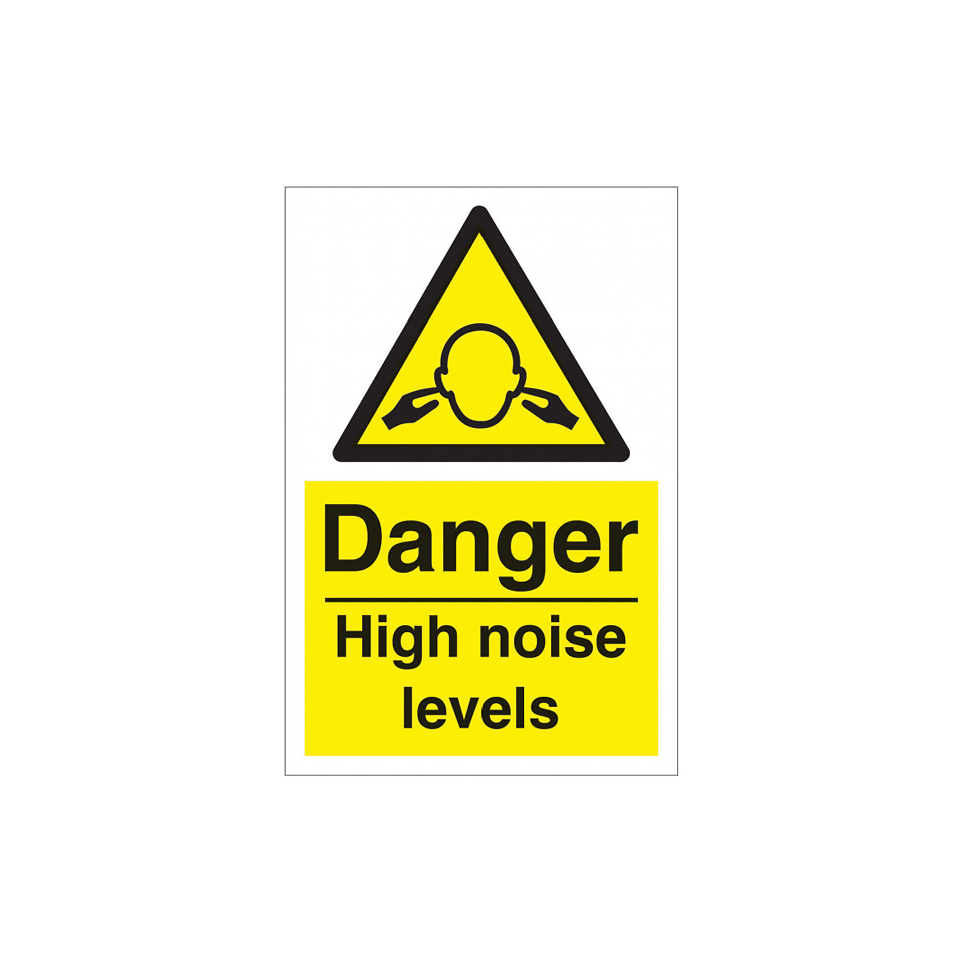 Danger High Noise Levels Safety Sign | Facilities Management | BiGDUG