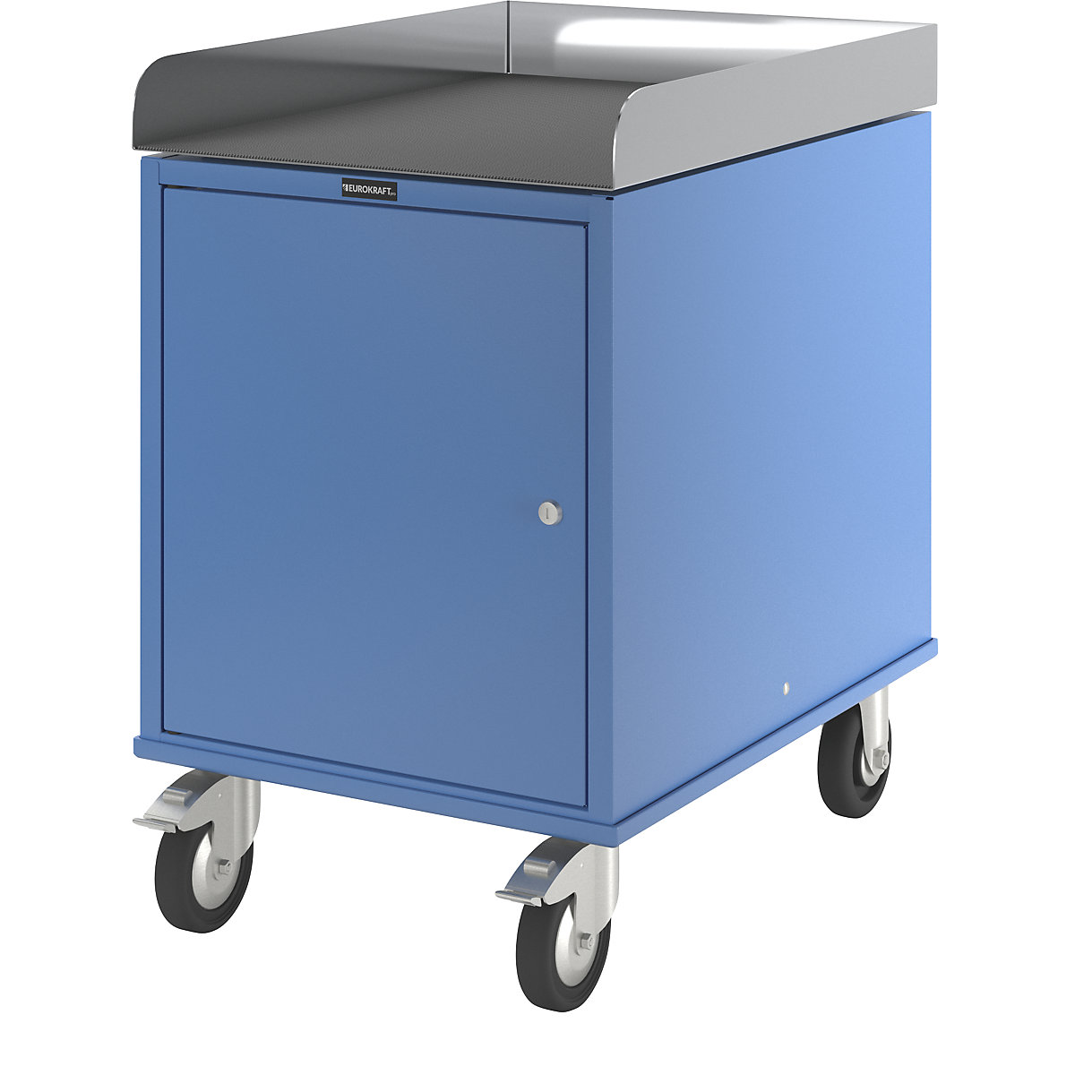 Montážny pomocný vozík, s práškovým nástrekom – eurokraft pro