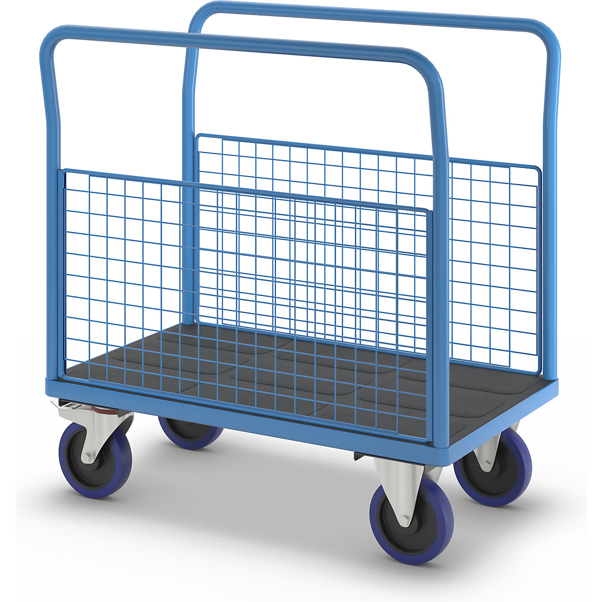 Plošinový vozík s mriežkovými stenami – eurokraft pro (Zobrazenie produktu 2)-1