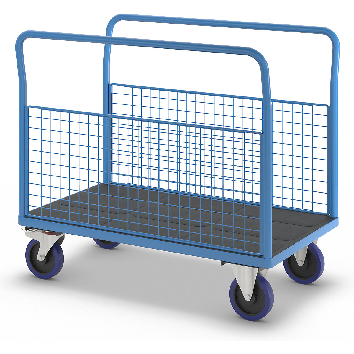 Plošinový vozík s mriežkovými stenami – eurokraft pro (Zobrazenie produktu 6)-5