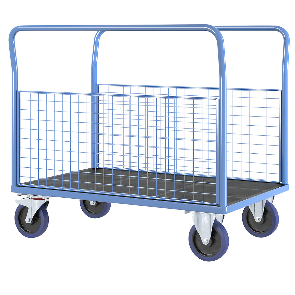 Plošinový vozík s mriežkovými stenami – eurokraft pro (Zobrazenie produktu 5)-4