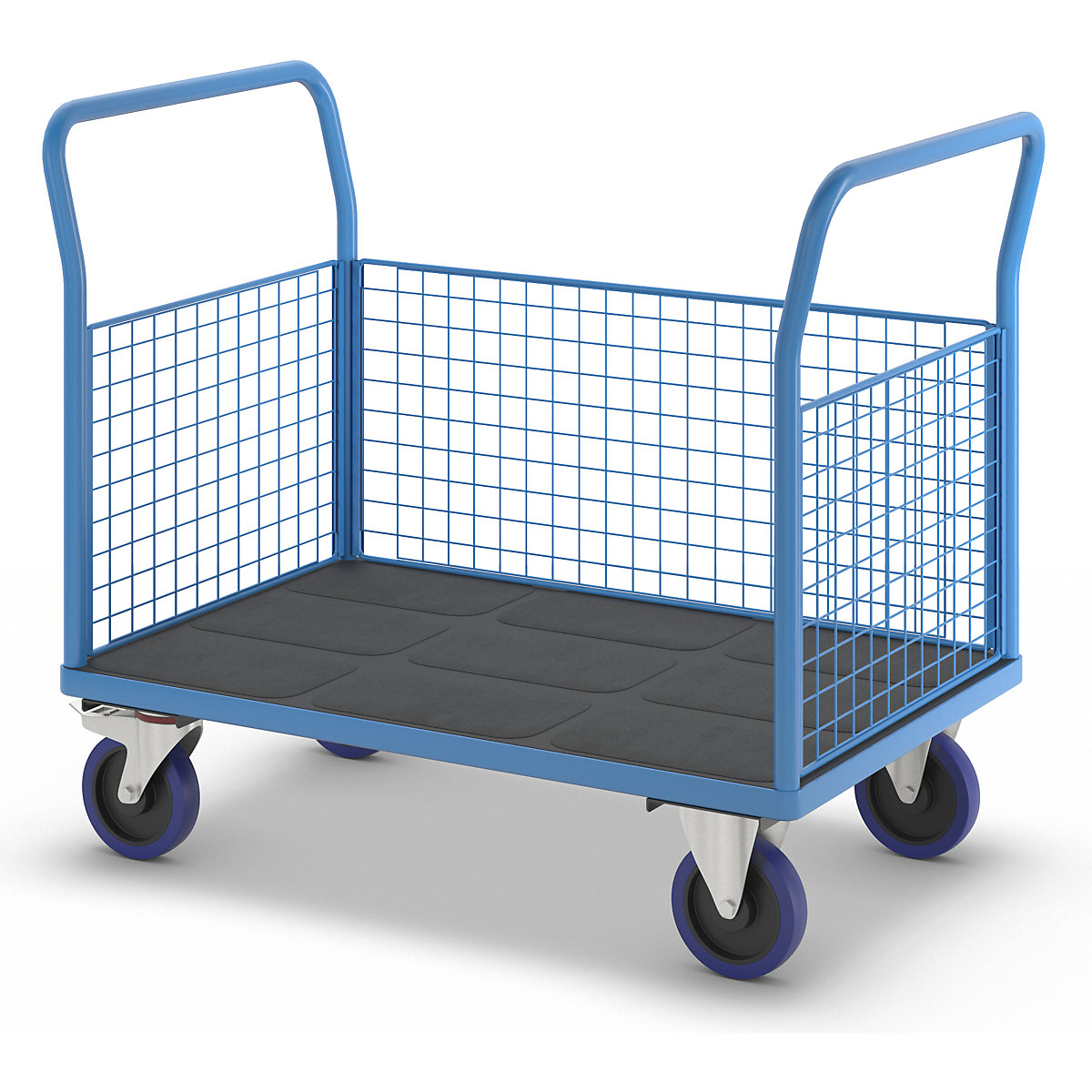 Plošinový vozík s mriežkovými stenami – eurokraft pro (Zobrazenie produktu 4)-3